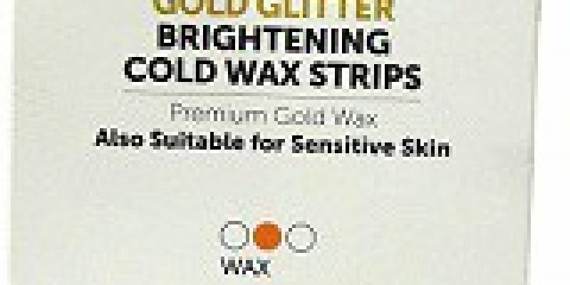 YLG Institut Salon Pro Gold Glitter Brightening Cold Wax Strips