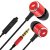 Leaf Metal Wired Earphones with Mic